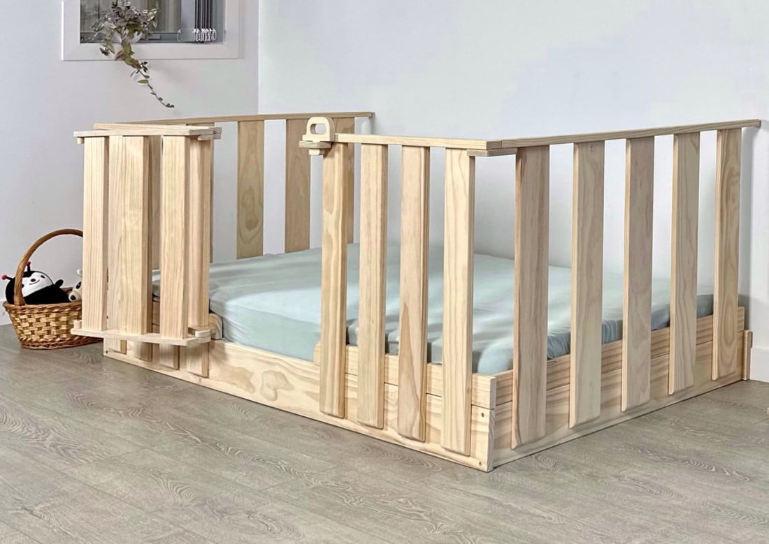 Embrace the Montessori Method with the KitSmart Montessori wooden bed frame made from New Zealand Pine. Follow our guide to assemble and ensure your child's independence and safety.