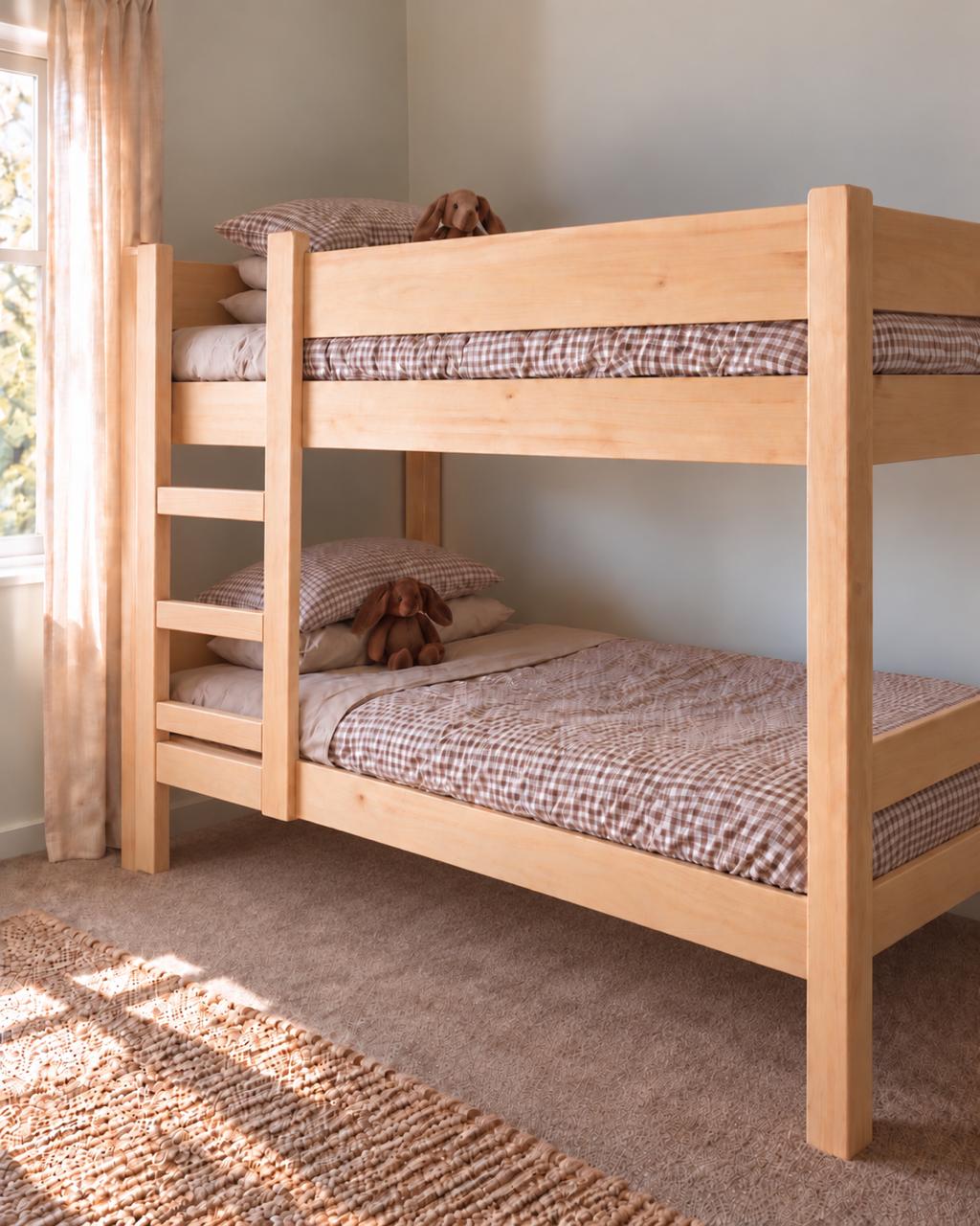 NZ Pine Solid Wood Bunk Bed