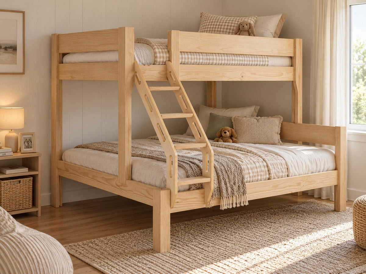 NZ Pine Solid Wood Family Bunk Bed