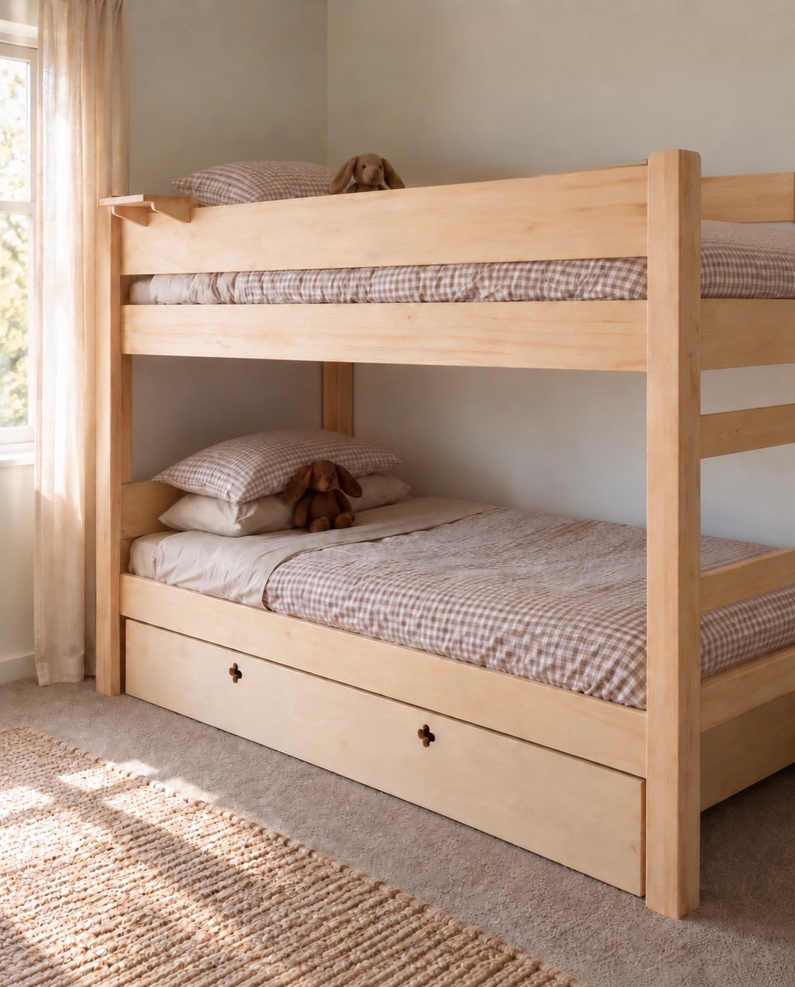 NZ Pine Solid Wood Bunk Bed