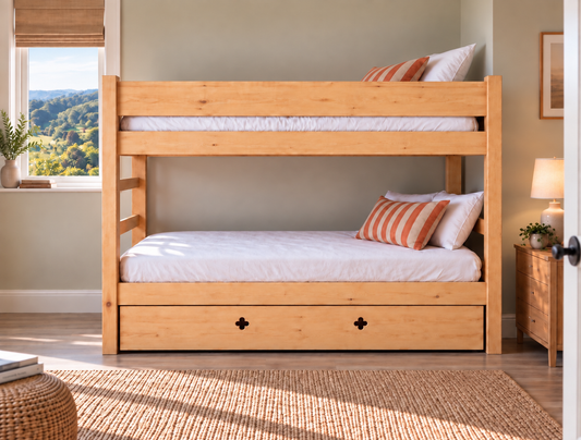 NZ Pine Solid Wood Bunk Bed