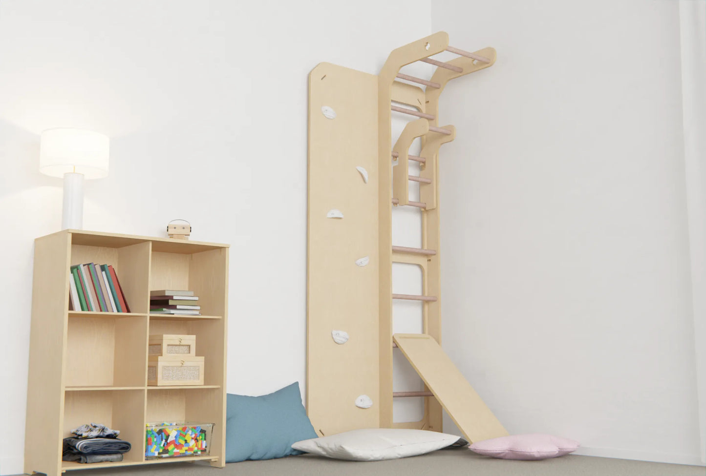 Birch Ply Indoor Gym And Rock Climbing Wall