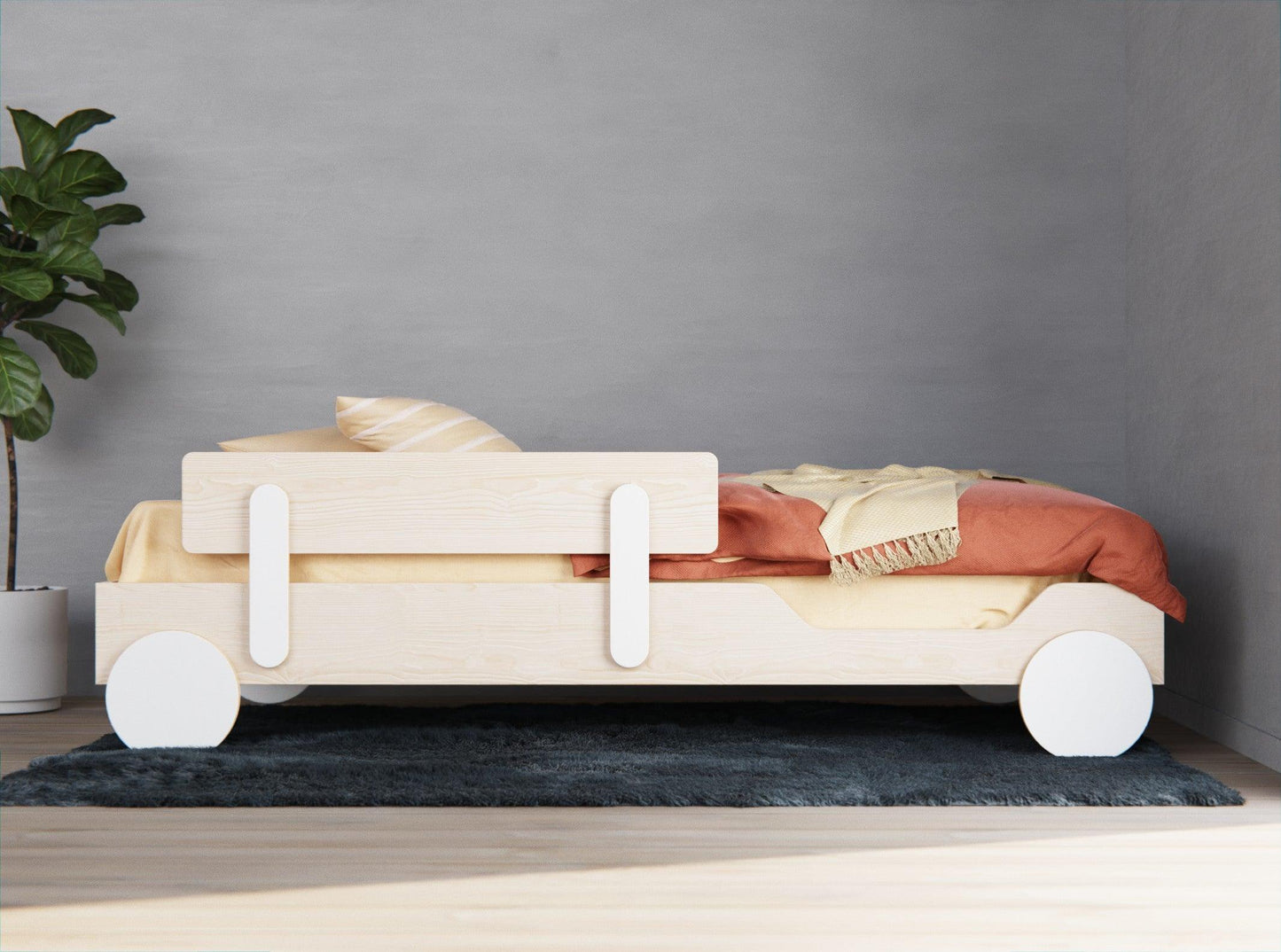 Introducing our guardrails and headboards for toddler beds. Prioritize safety while adding a stylish touch to your child's sleeping area.