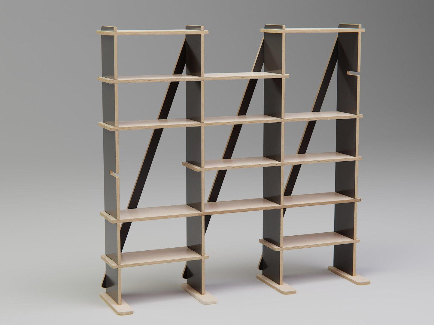Transform your home with our modular bookcase. A stylish component of our versatile Modular Shelf Storage System.