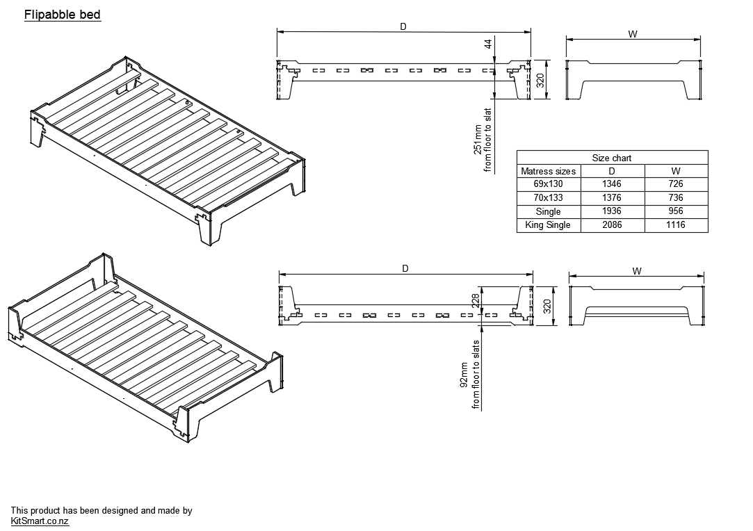 Cheap kids bed frame Auckland.