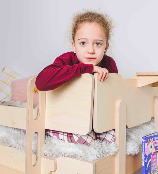 Toddler Bed Frame With Safe Guardrails