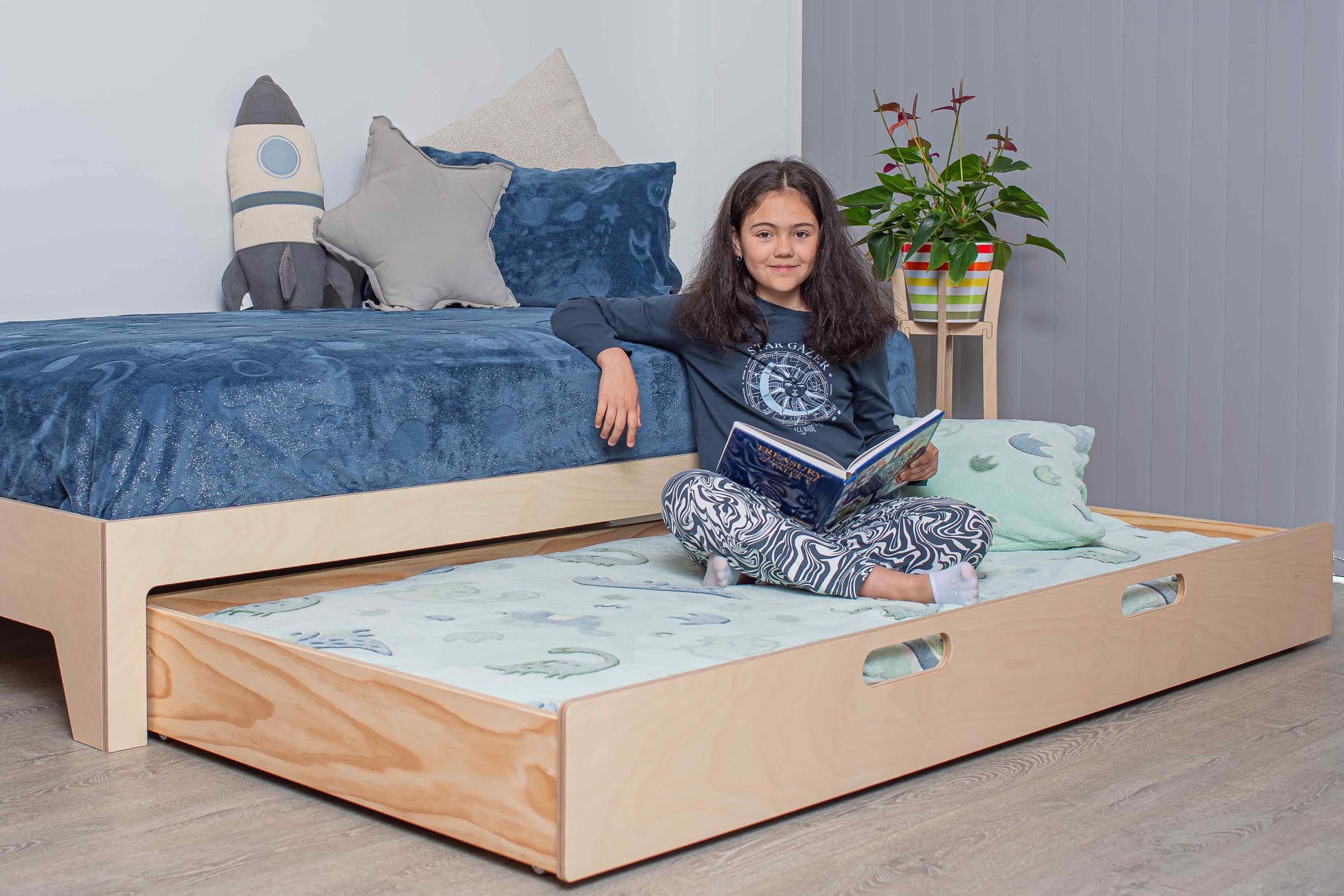 High-quality Bed Frame With Trundle Bed Auckland