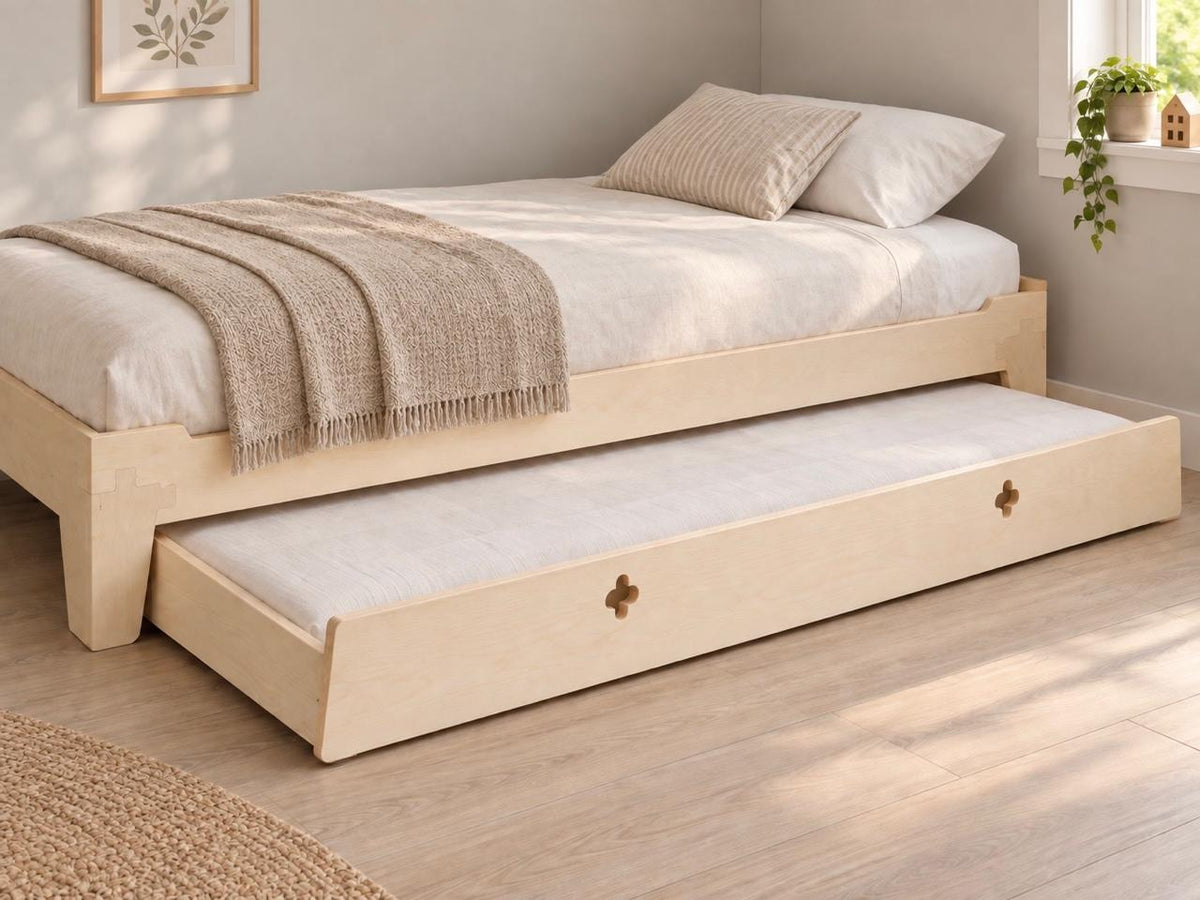 Birch Ply Bed Drawer & Trundle Add-On