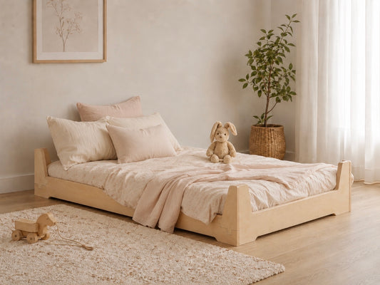 Birch Ply Flippable Floor Bed