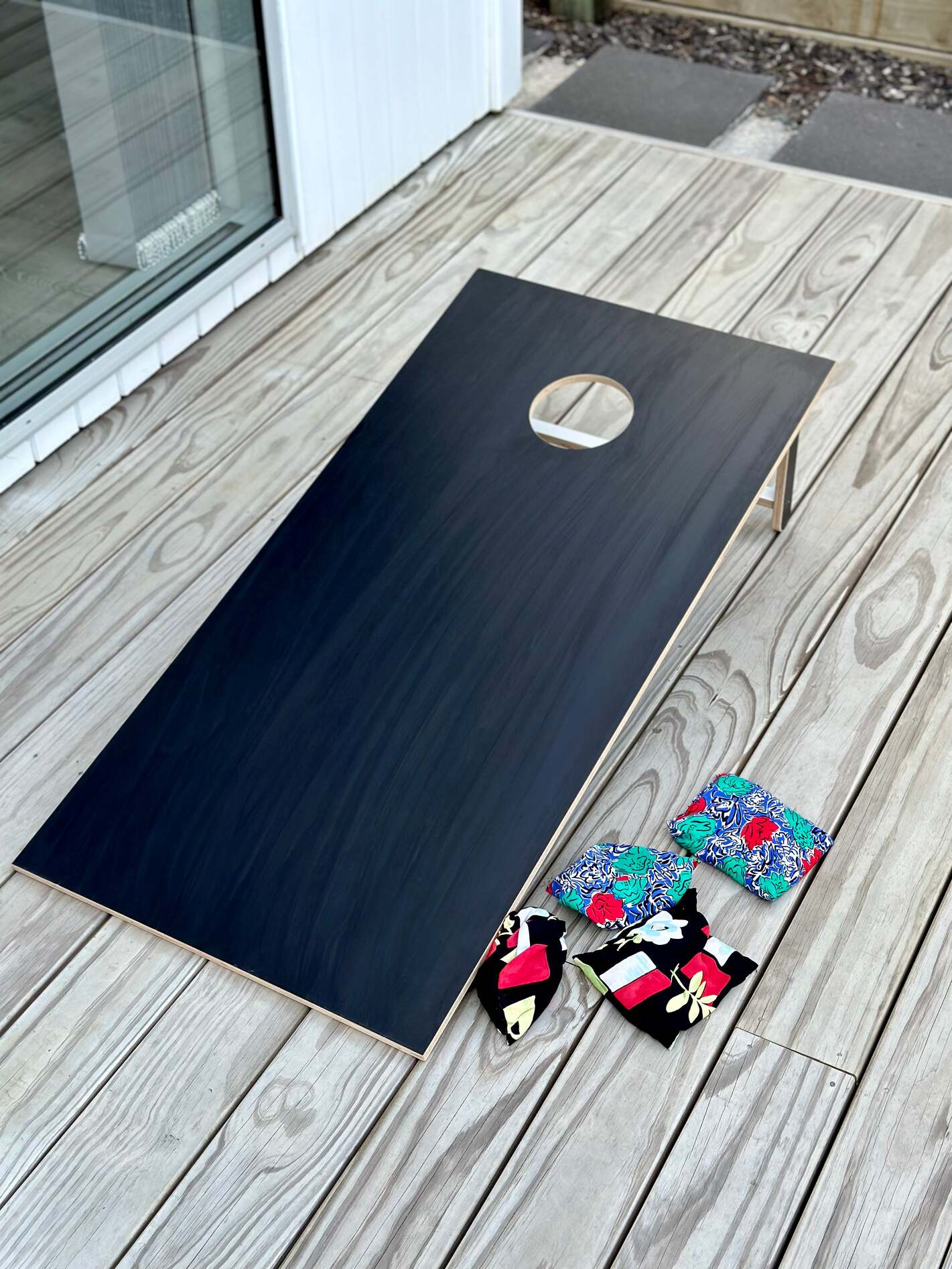 Get your game on with our Cornhole board. Perfect for indoor and outdoor fun for all ages.