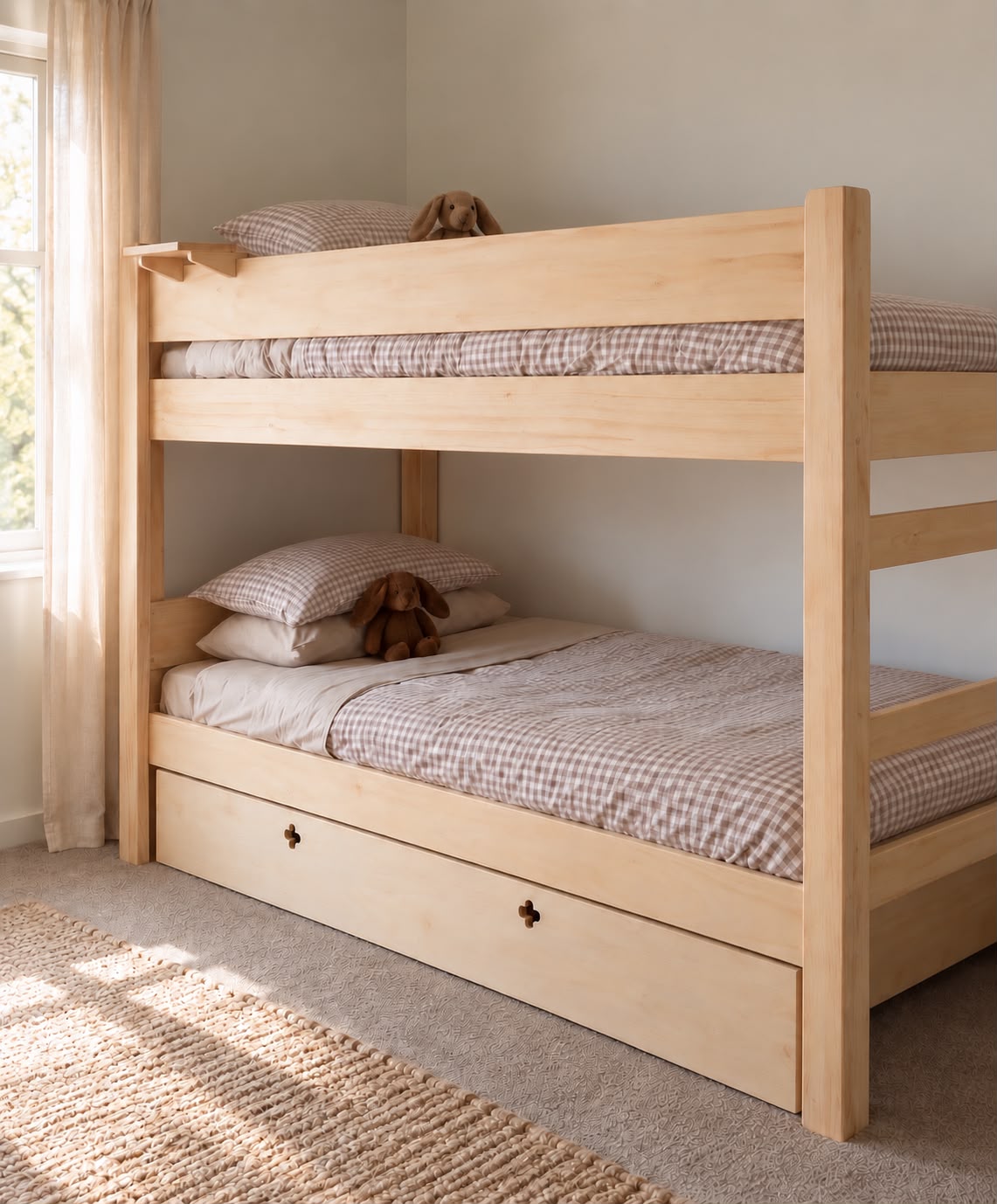 Drawer or Trundle Add-On for NZ Pine Bunk Bed