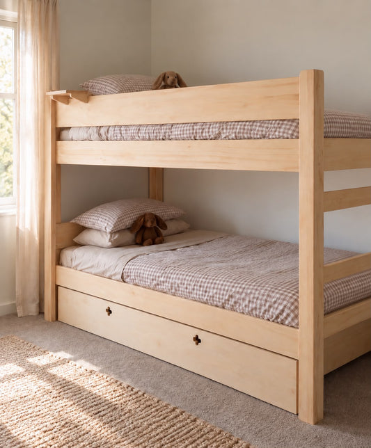 Drawer or Trundle Add-On for NZ Pine Bunk Bed