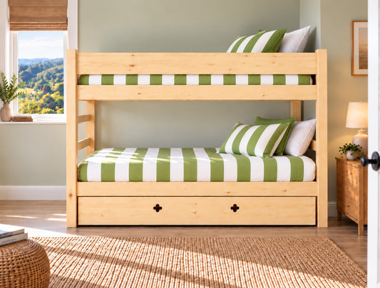 NZ Pine Solid Wood Bunk Bed