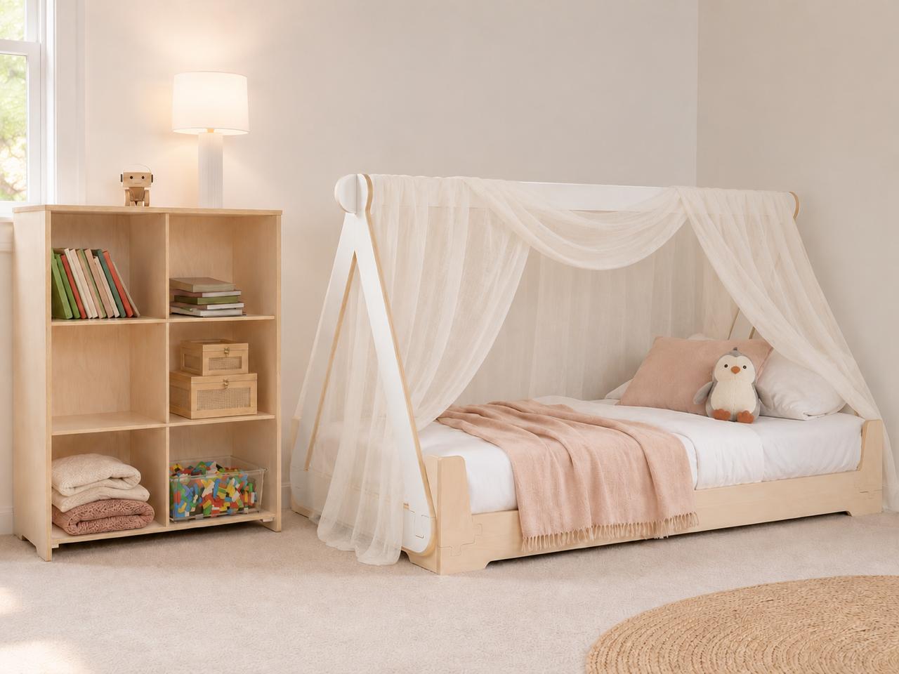 NZ Pine or Birch Ply Canopy Floor Bed