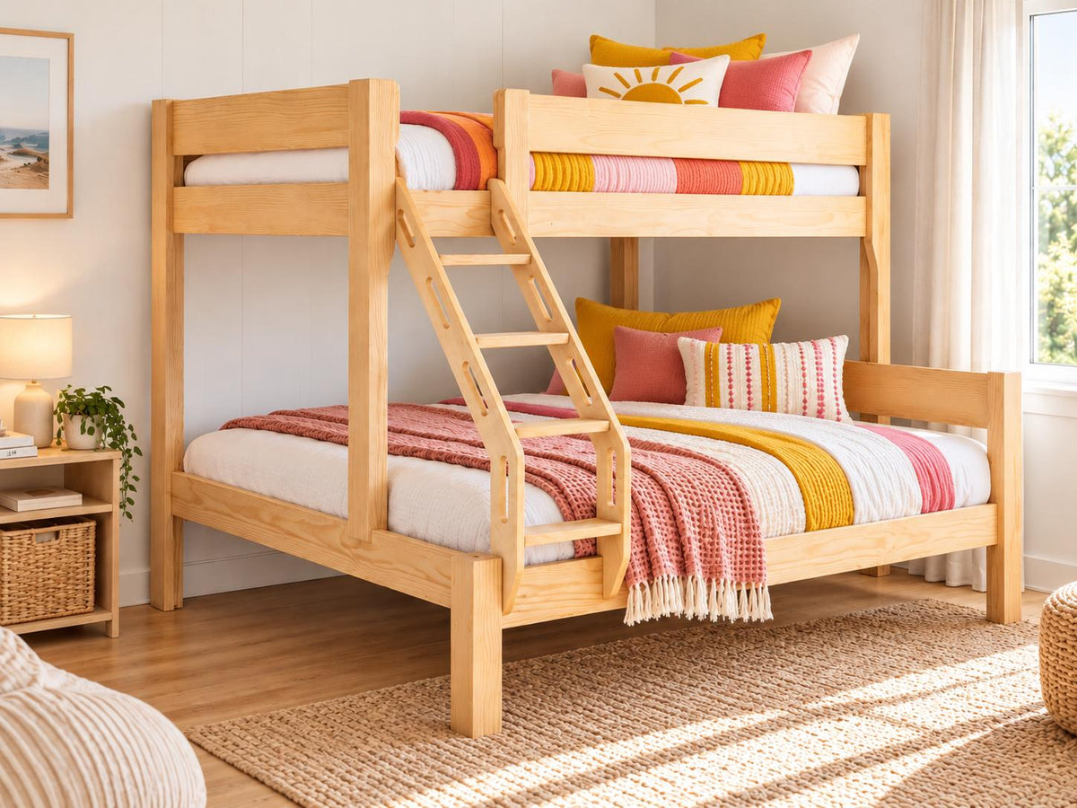 NZ Pine Solid Wood Family Bunk Bed