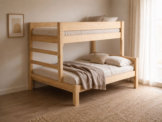 NZ Pine Solid Wood Family Bunk Bed