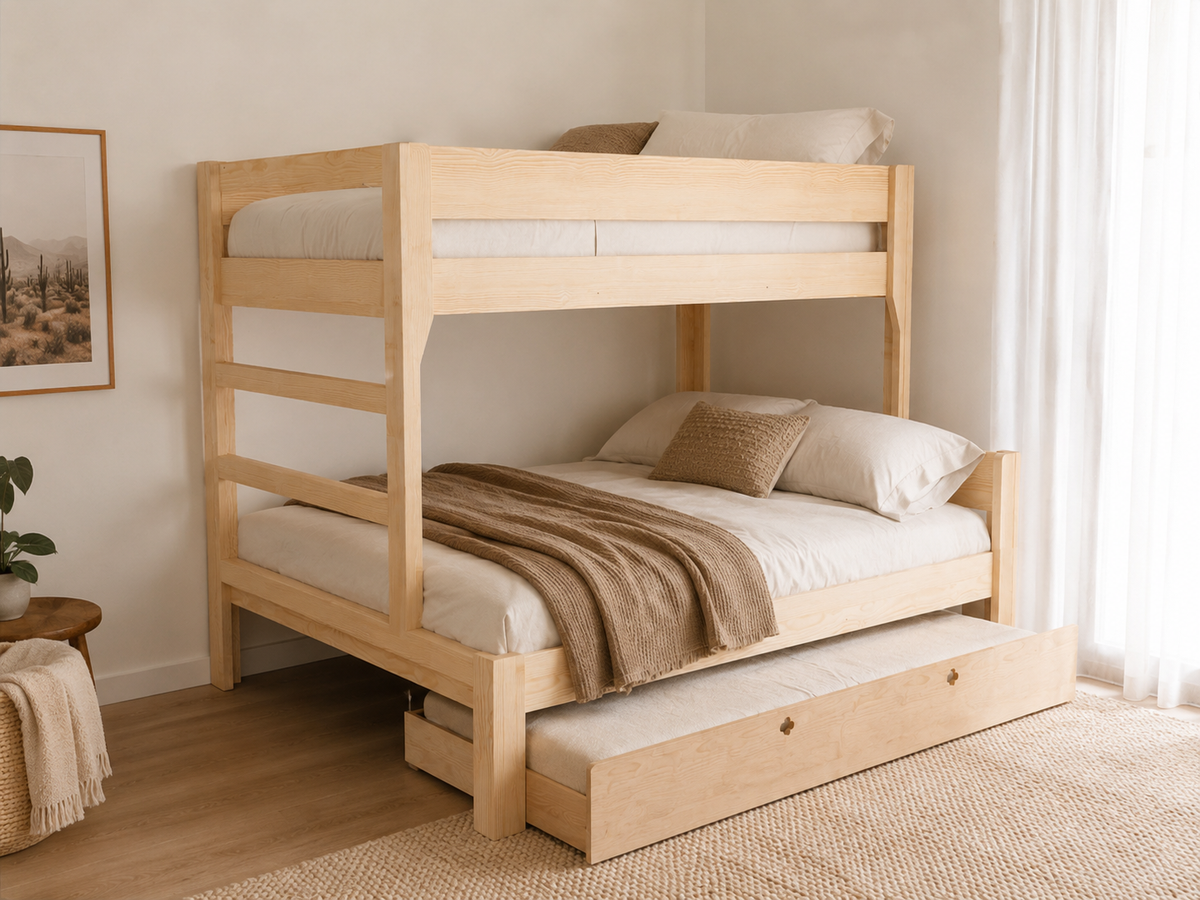 Drawer or Trundle Add-On for NZ Pine Bunk Bed