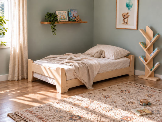 The Birch Ply Flippable Floor Bed