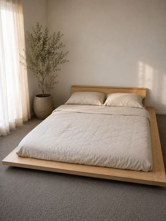 NZ Pine Floating Platform Bed