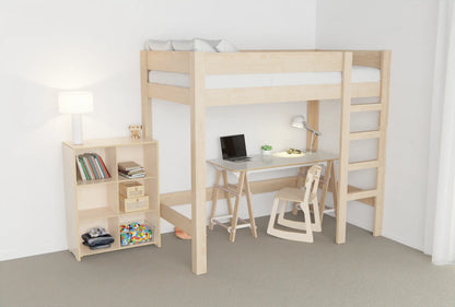 NZ Pine Loft Bed l King Single Size