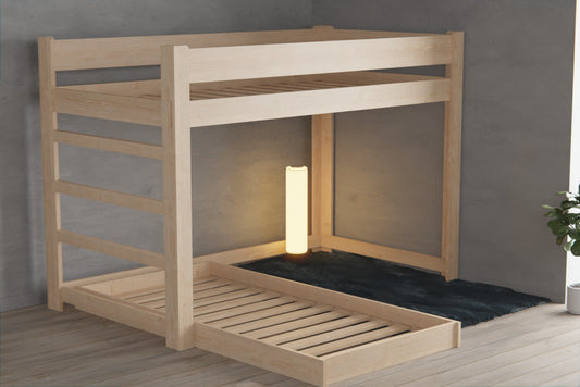 Dive into unmatched style & functionality with our L-Shape Bunk Bed Combo