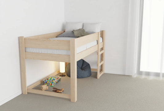 NZ Pine Loft Bed | Low Version