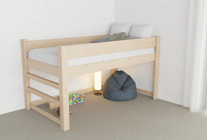 NZ Pine Loft Bed l King Single Size