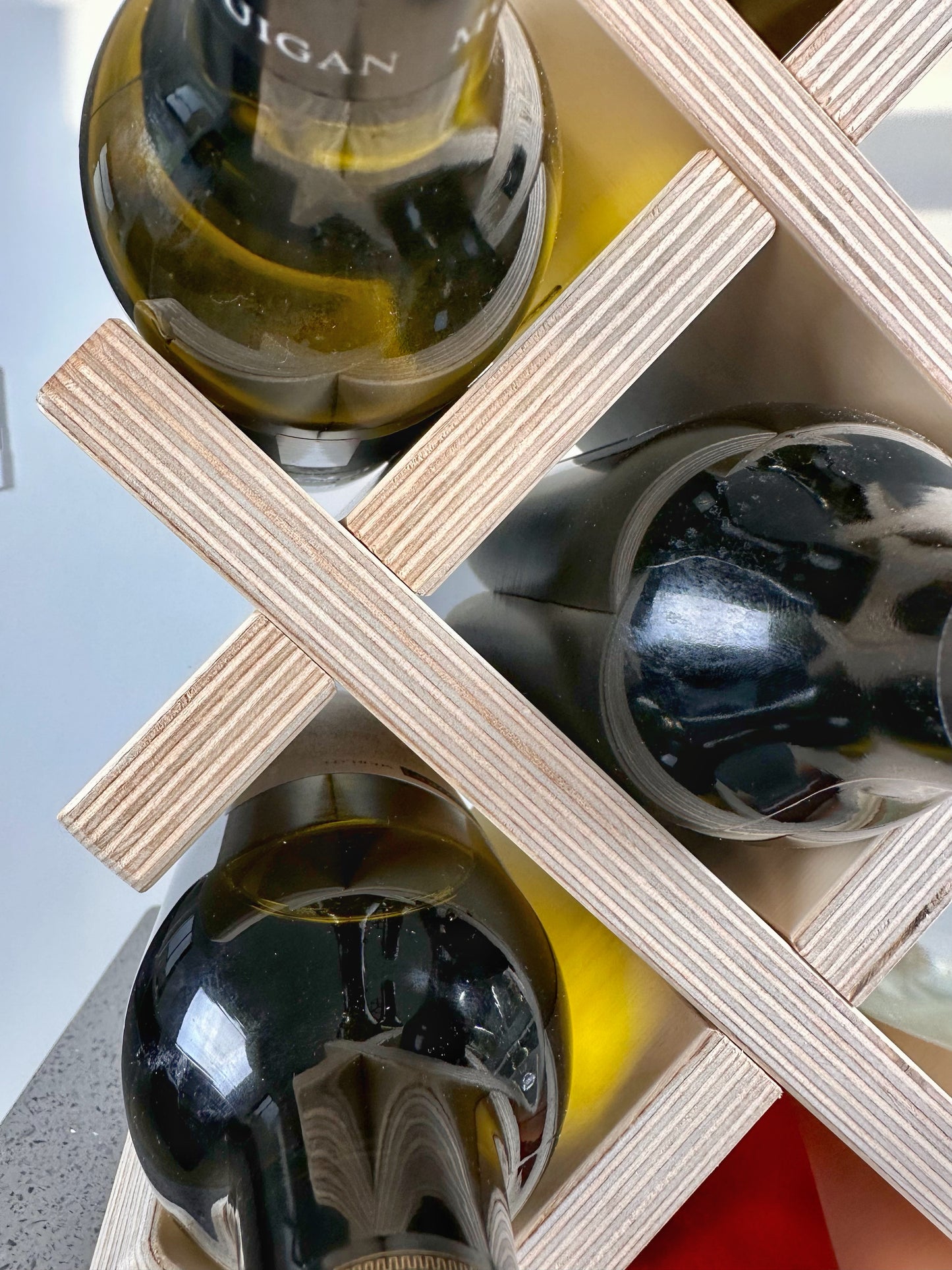 7 Bottels Wine Rack and Display