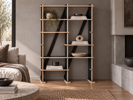 Birch Ply Modular Cube Storage System