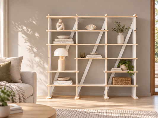 Birch Ply Modular Cube Storage System