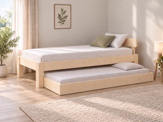NZ Pine Trundle Bed