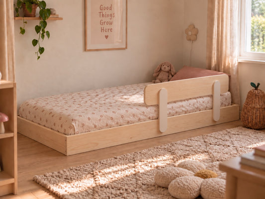 NZ Pine Montessori Toddler Floor Bed
