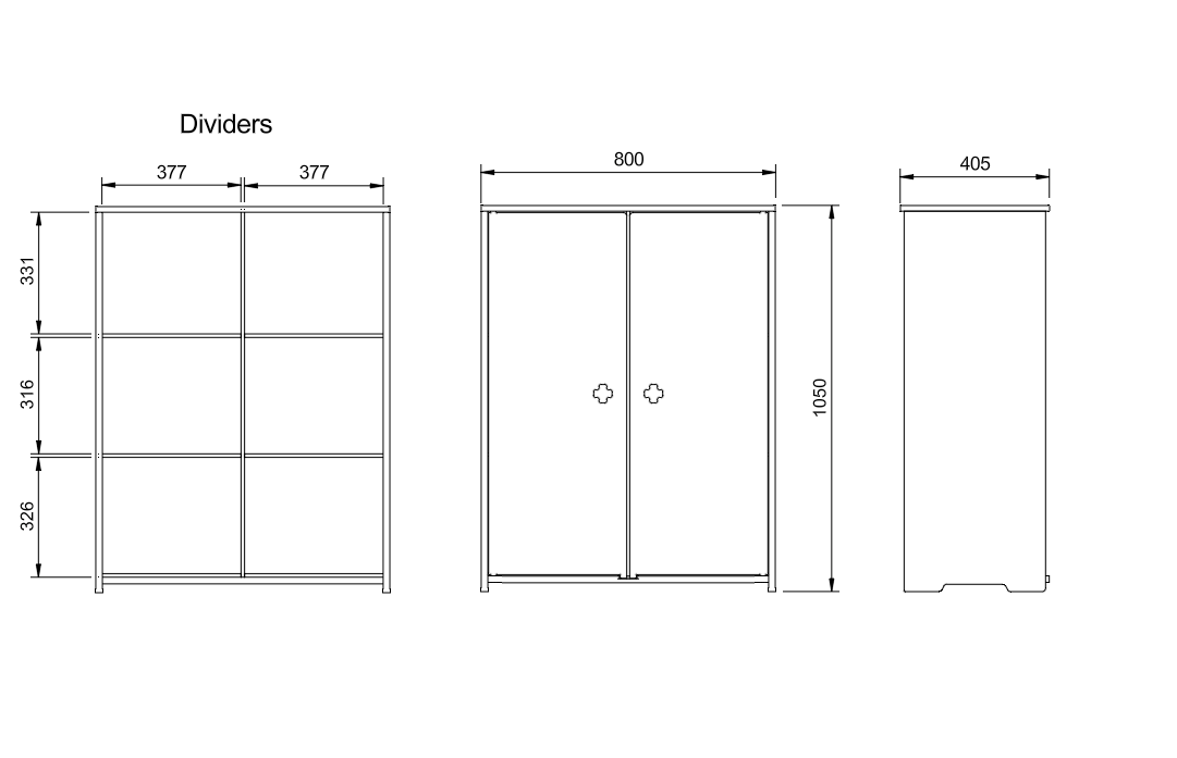 Birch Ply Kids’ Storage Cupboard