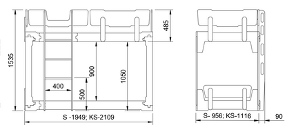 Discover adaptable design with our Transformer Bunk Bed: transitions from a low bed, to a standard, to a bunk bed.