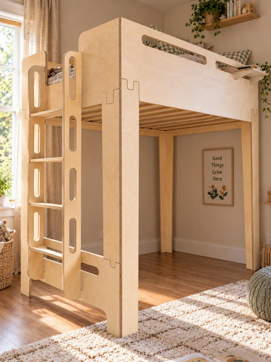 Birch Ply Loft Bed "TreeHouse"