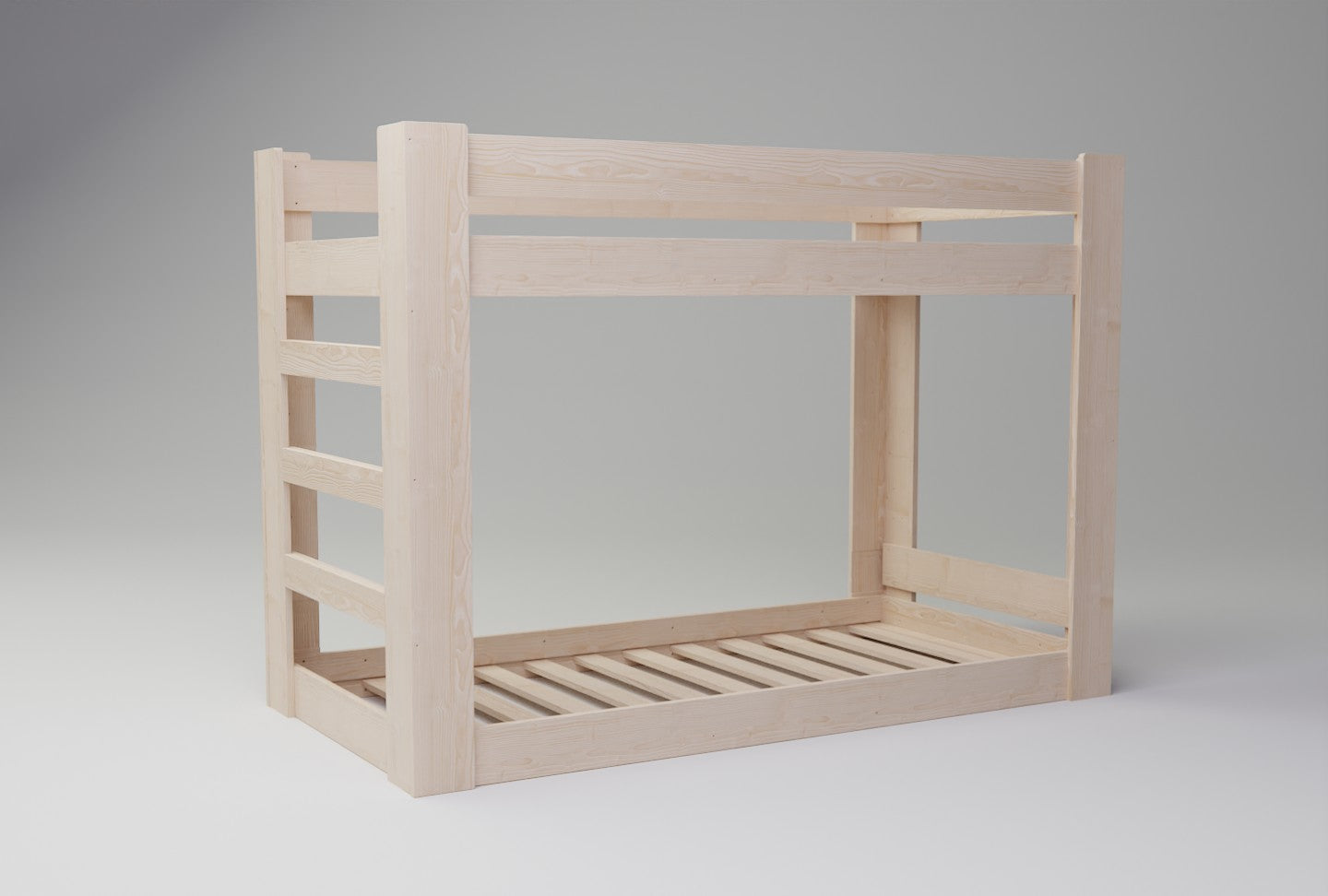 Eco-friendly and budget-friendly! Our bunk bed is made from solid NZ Pine and comes with flexible ladder positioning and optional drawer.