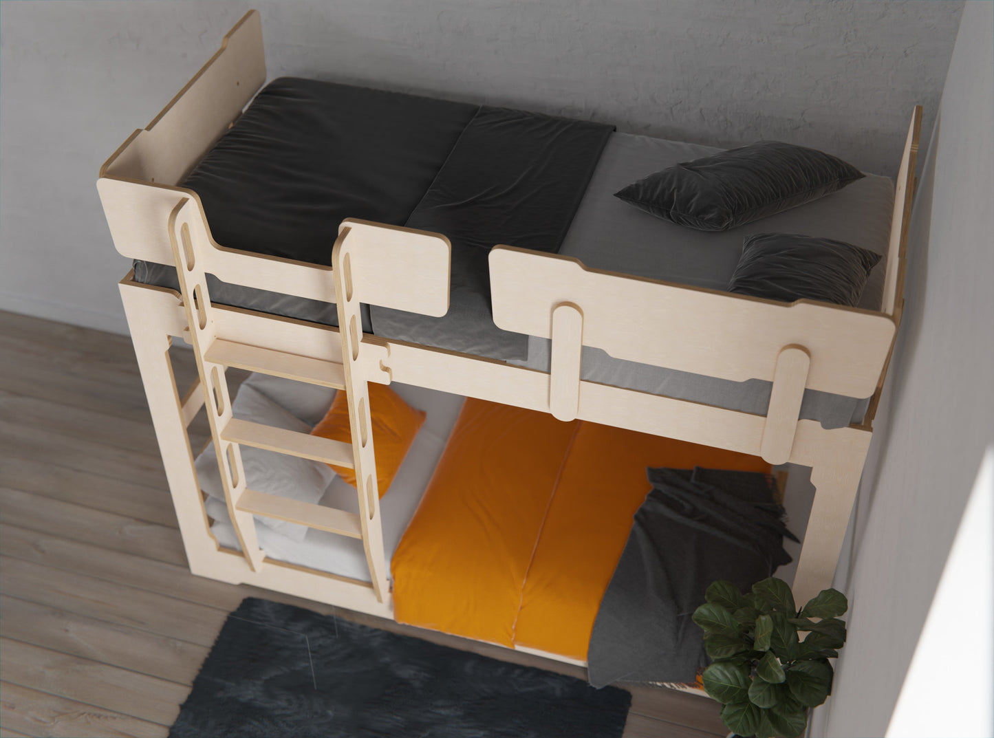 Maximise your space with the Transformer Bunk Bed. Adapts from low bed to bunk bed effortlessly.