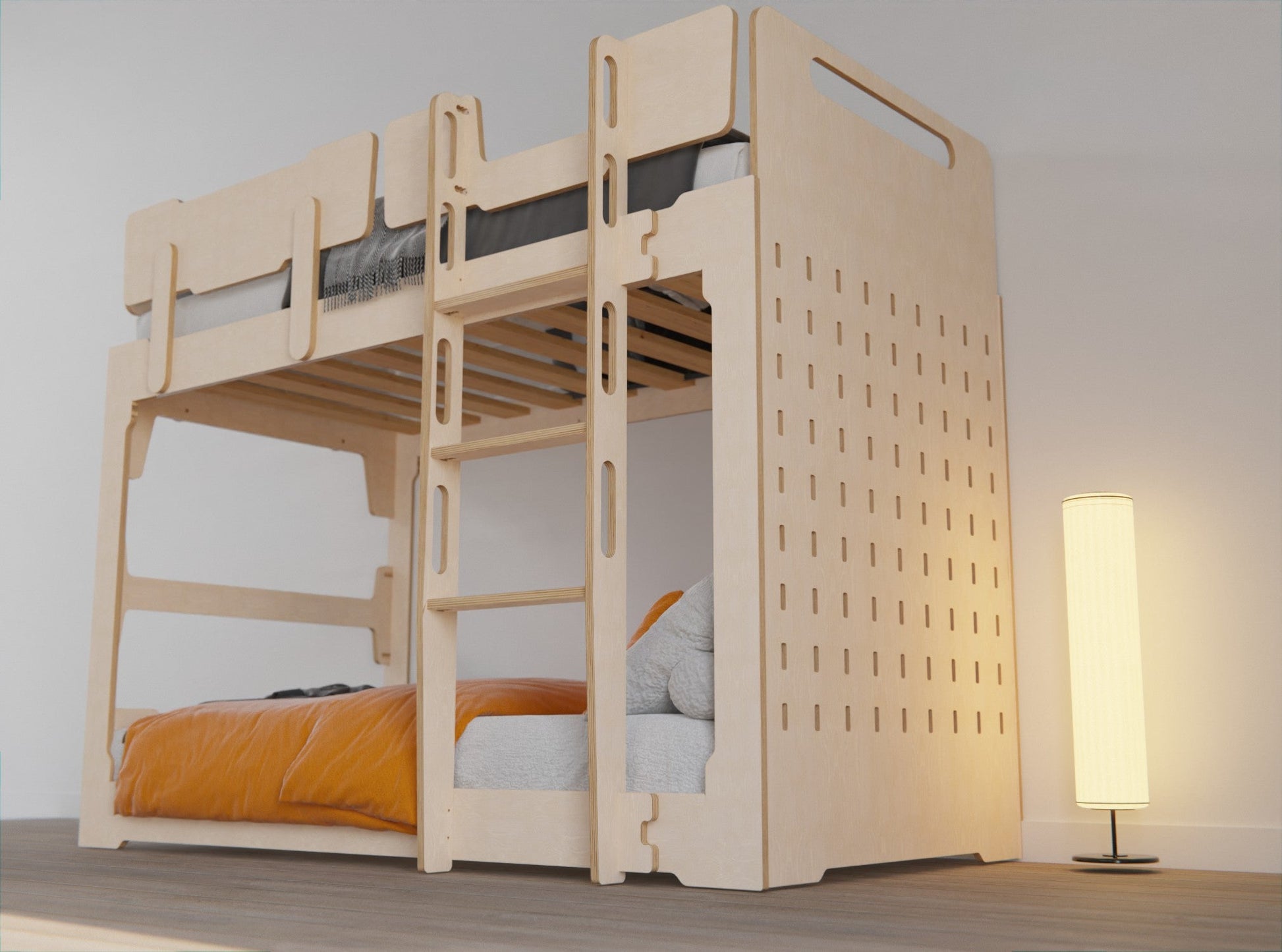 Optimize your space with the Transformer Bunk Bed: 3-in-1 design that adapts to your needs.