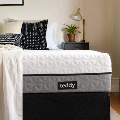 Dual-sided Elite V2 mattress with cooling SensICE summer side and warming Intense winter cover