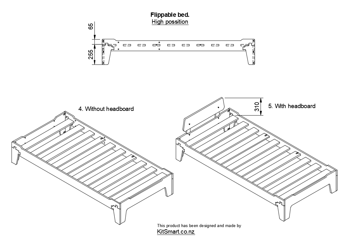 Start with independence, grow with our Montessori-inspired kids bed frame. Flippable for teens and adults. Premium plywood, optional drawer. Perfect for toddlers.