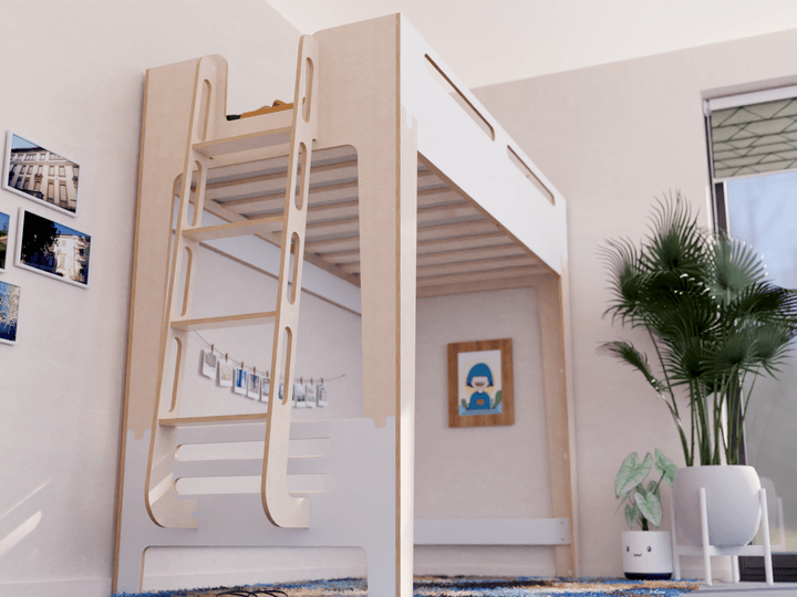 Plywood loft deals bed