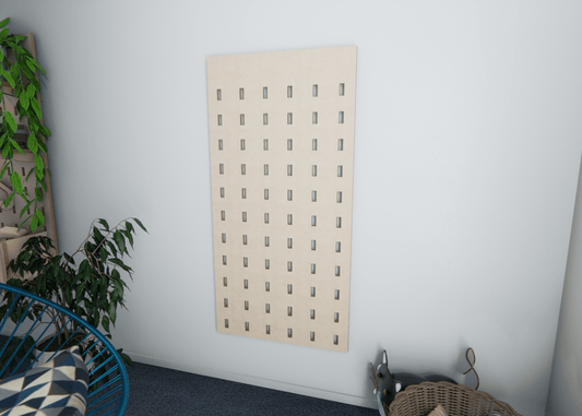 Experience the versatility of our plywood pegboard - the foundation for your ideal work or study setup.