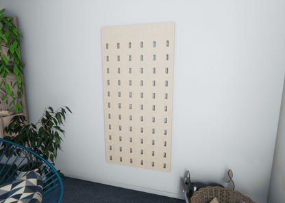 Experience the versatility of our plywood pegboard - the foundation for your ideal work or study setup