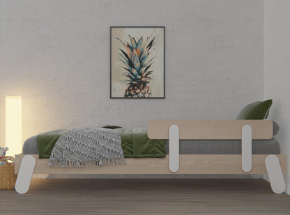 Modern wooden bed frame for kids. KitSmart Furniture