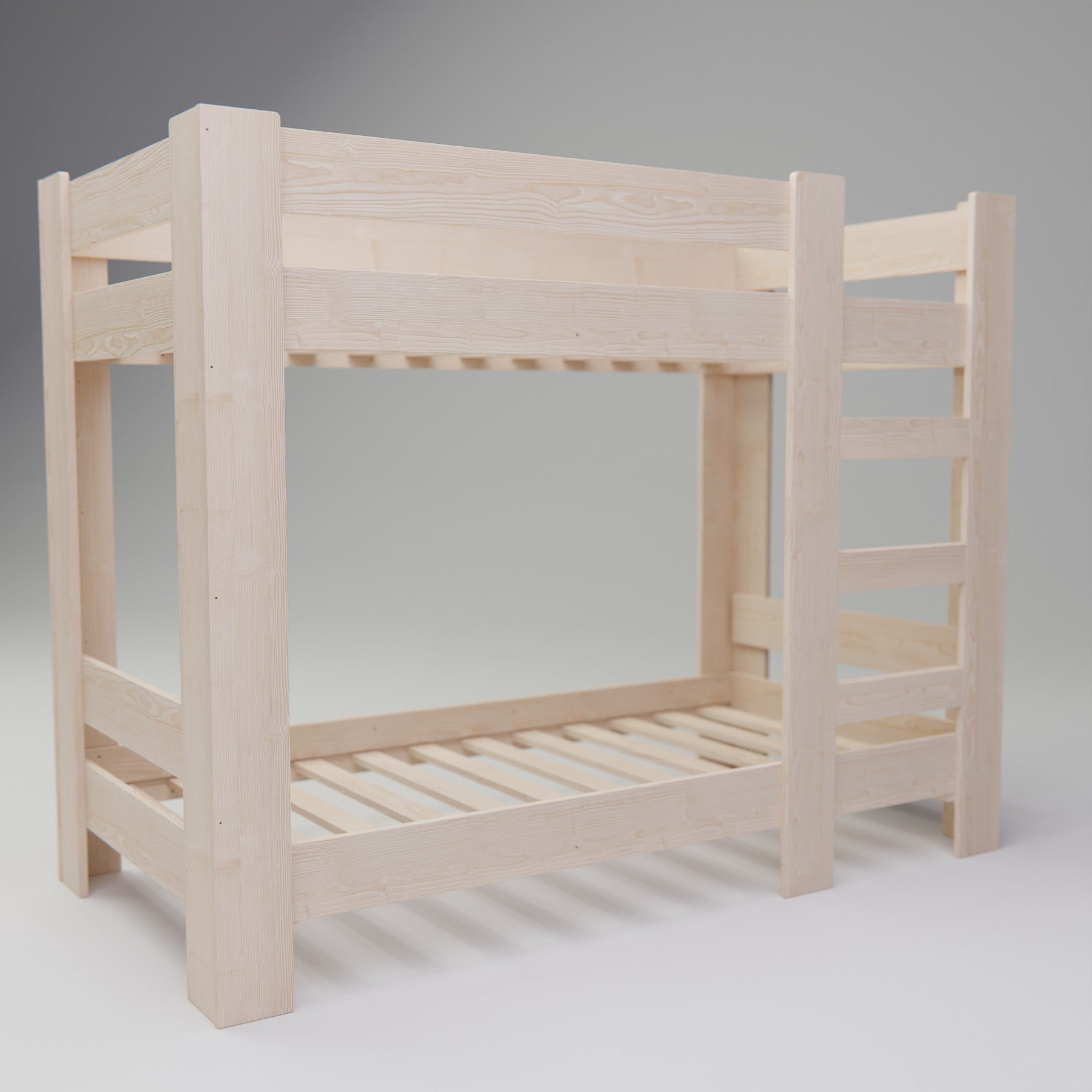 Looking for a durable and eco-friendly bunk bed? Our solid NZ Pine construction ensures sturdiness while being environmentally friendly.