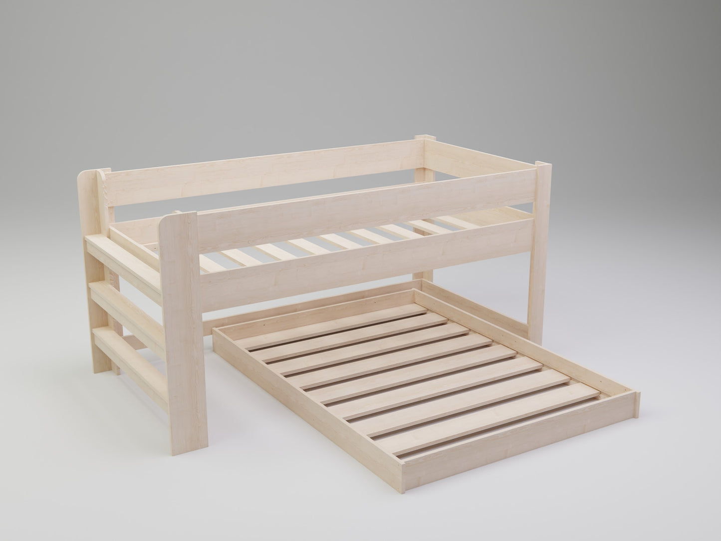 Elevate sibling bonding with our L-Shape Bunk Bed Combo: The definitive L shaped bed they'll adore.