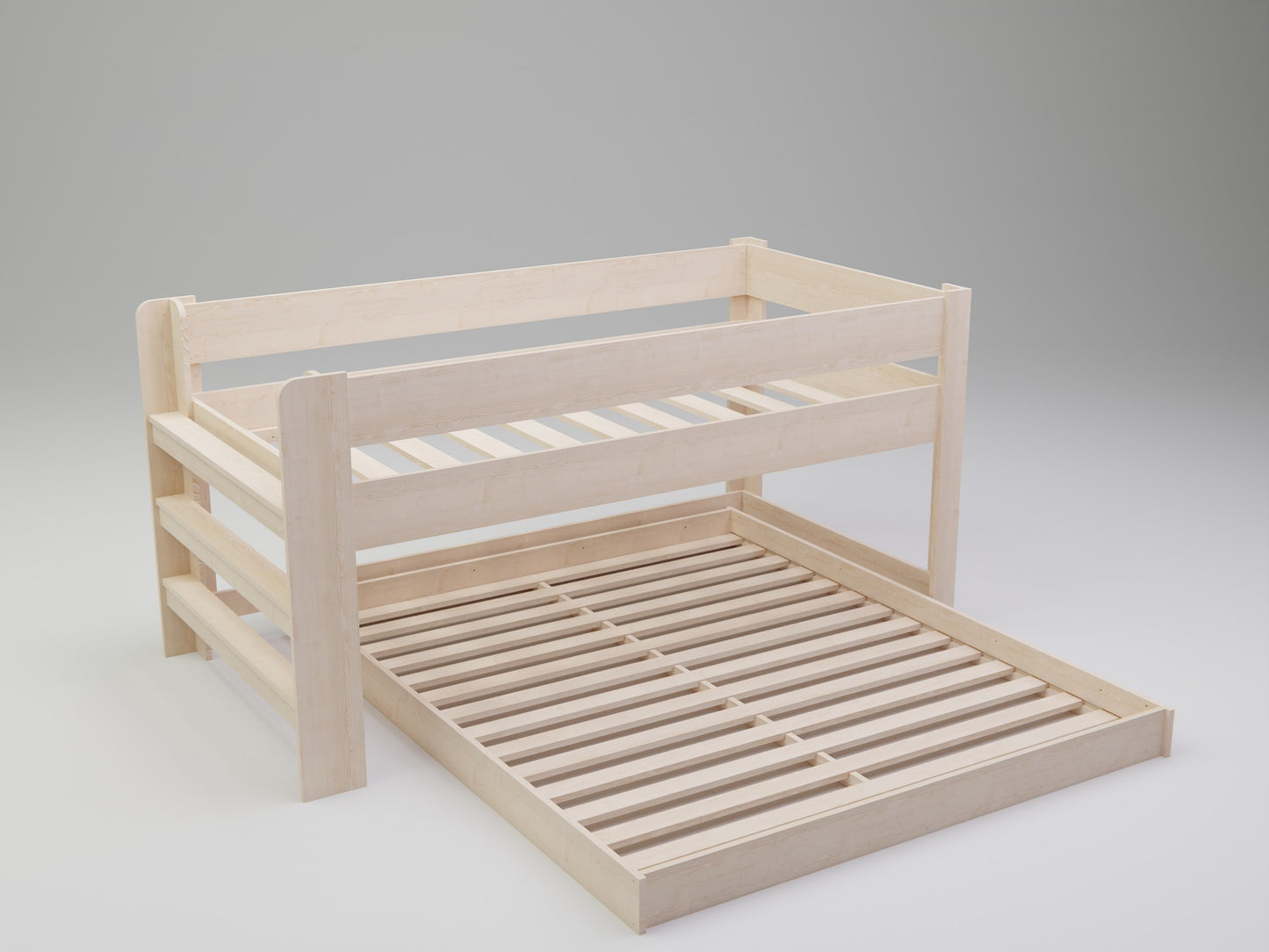 Unrivalled style and function: Dive into our L-Shape Bunk Bed, the L shaped bed every pair of siblings dreams of.