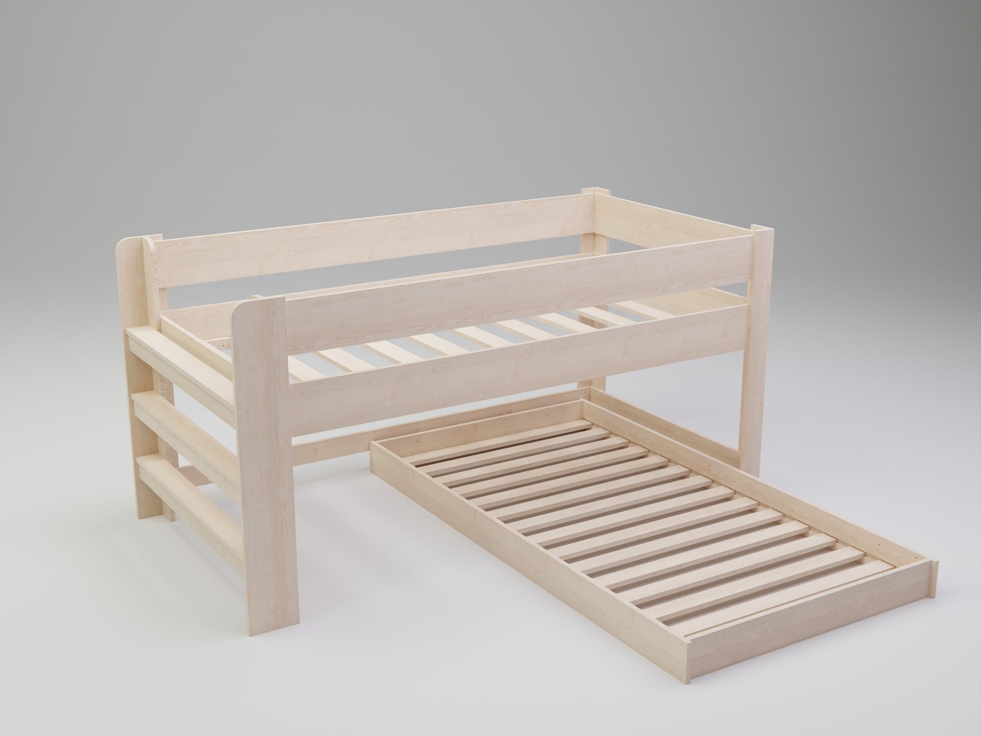 Our L-Shape Bunk Bed Combo: The ultimate L shaped bed perfect for siblings, combining style with functionality.