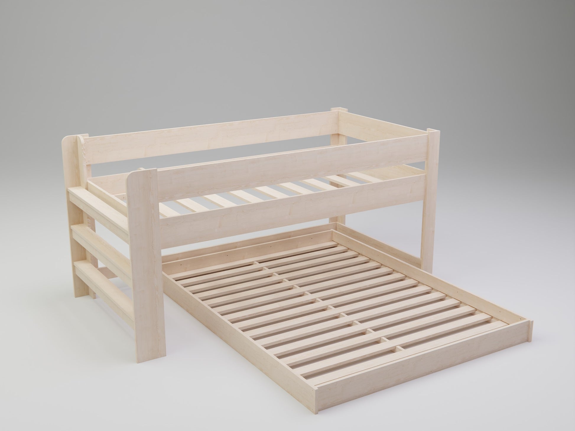 Maximizing space and bonding: The L shaped bed perfect for siblings is now a click away.