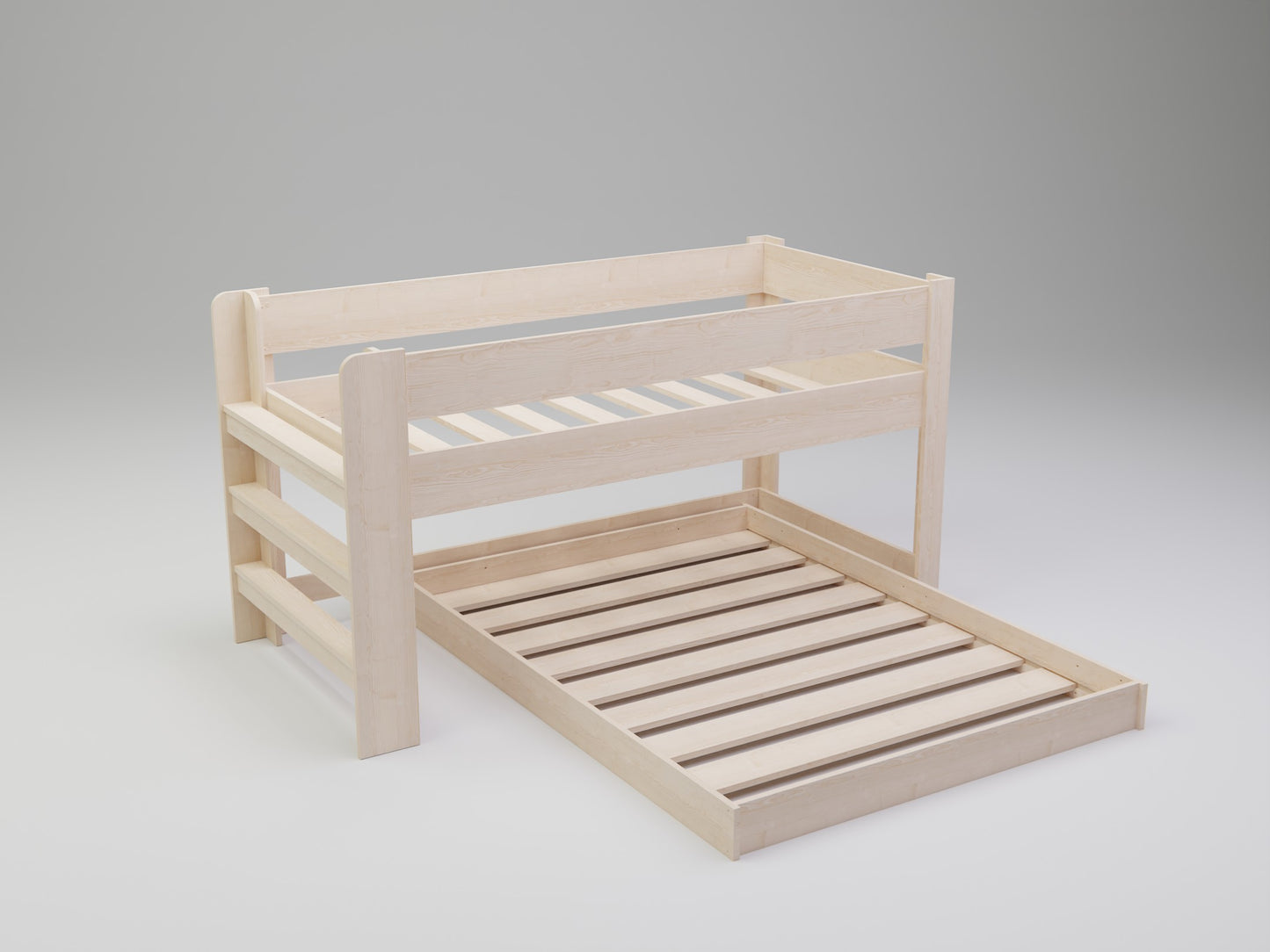 Elegance, quality, and a design made for sharing: Discover the L shaped bed perfect for siblings.